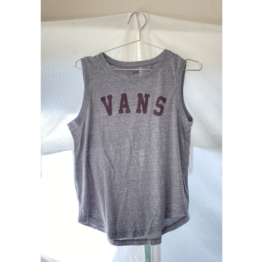 Vans Gray Archer Muscle Tank Size M